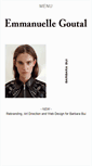 Mobile Screenshot of emmanuellegoutal.com